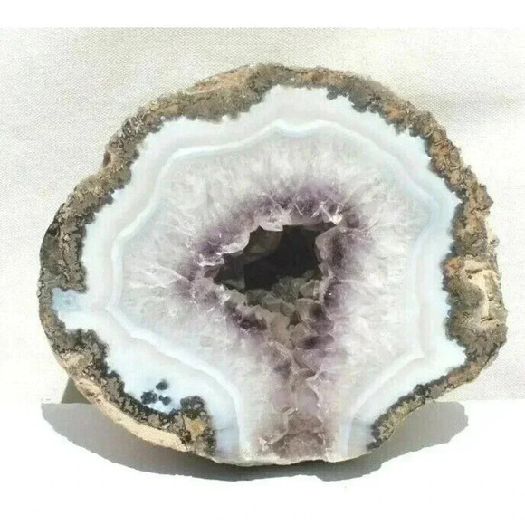 Amethyst Quartz Crystal Agate Geode Nodule Specimens 1.5 lbs 25.2 oz - Picture 2 of 7